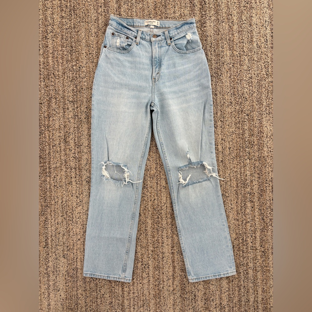 Abercrombie & Fitch The 90s straight ultra high rise